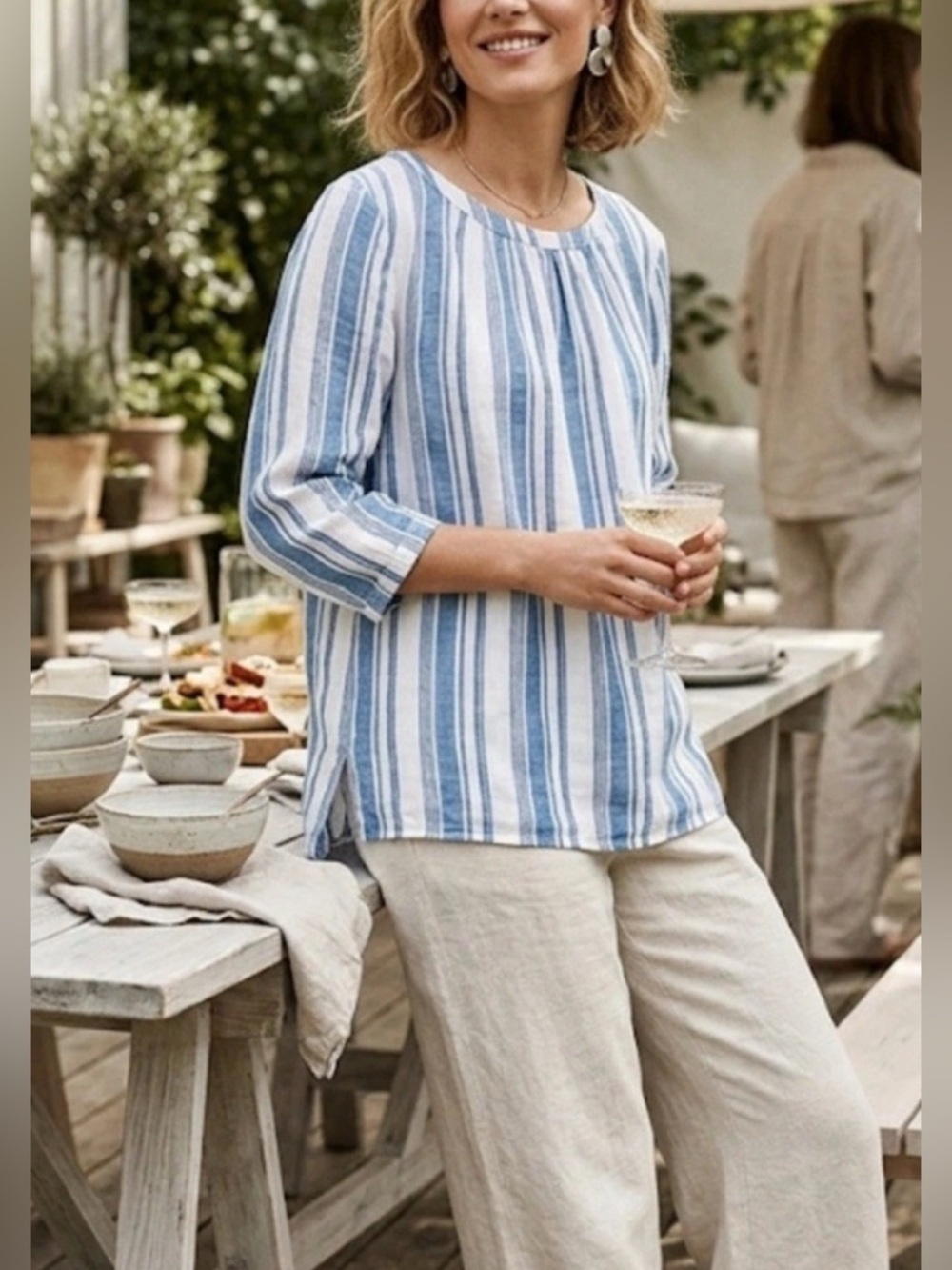 NEW Boden Linen Katie top 4